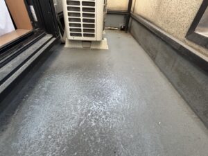 大阪市ベランダ防水 築15年劣化状況