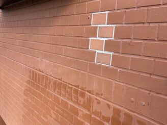 大阪府茨木市 外壁タイル補修 タイル貼り戻し施工