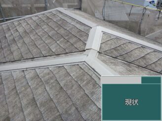 大阪市都島区 屋根塗装 施工前 劣化状態