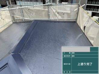 大阪市都島区 屋根塗装 完了