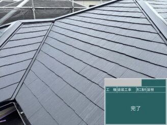 大阪市港区 屋根塗装 完了