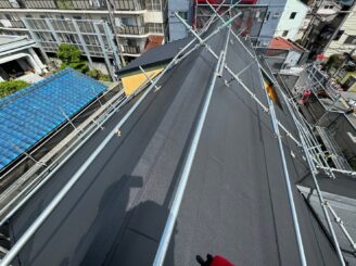 大阪市阿倍野区 屋根工事施工後状況