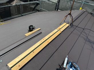 大阪市東淀川区 棟板金下地工事