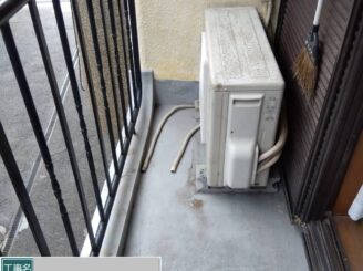 大阪市福島区 ベランダ防水劣化状況