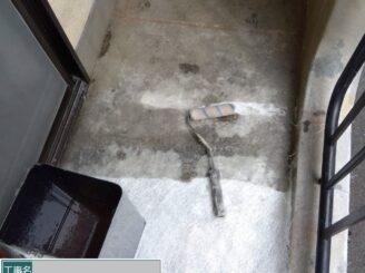 大阪市福島区 FRP防水ガラスマット施工