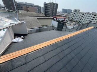 大阪市福島区 屋根棟貫板交換完了