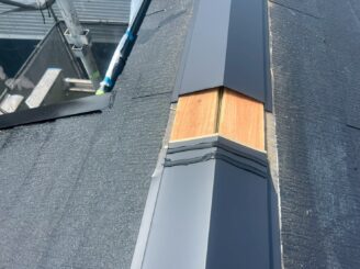 大阪市福島区 屋根棟板金取替工事