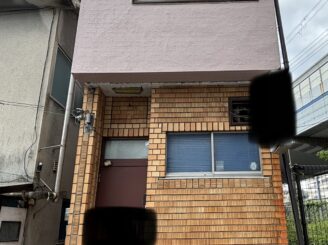 大阪市淀川区タイル撤去・外壁塗装工事 完成外観