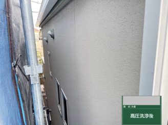 大阪市大正区 外壁塗装 高圧洗浄完了